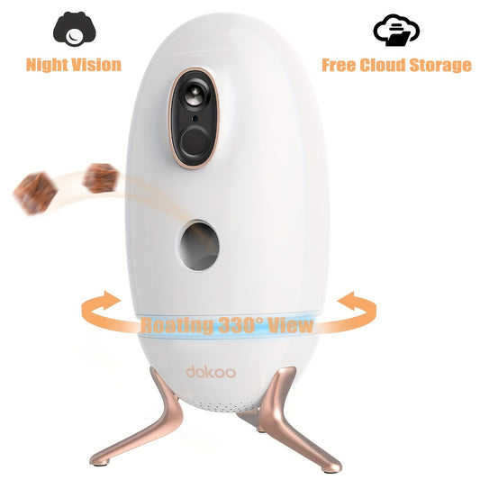 Dokoo Smart Cat Feeder with Camera & Treat Dispenser