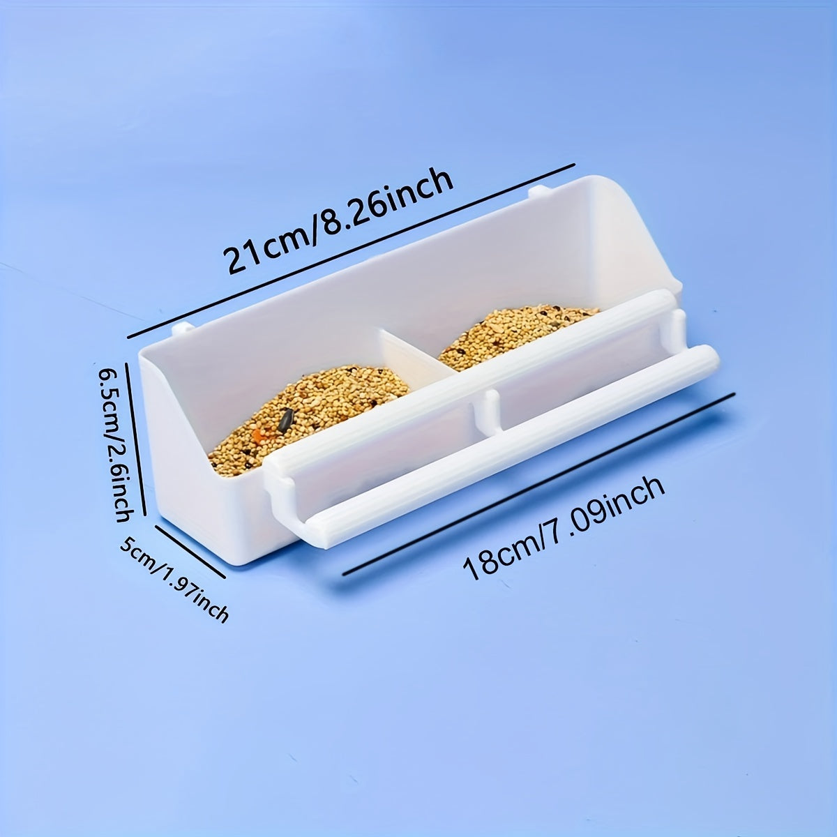 ABS Hanging Bird Feeder & Water Bowl