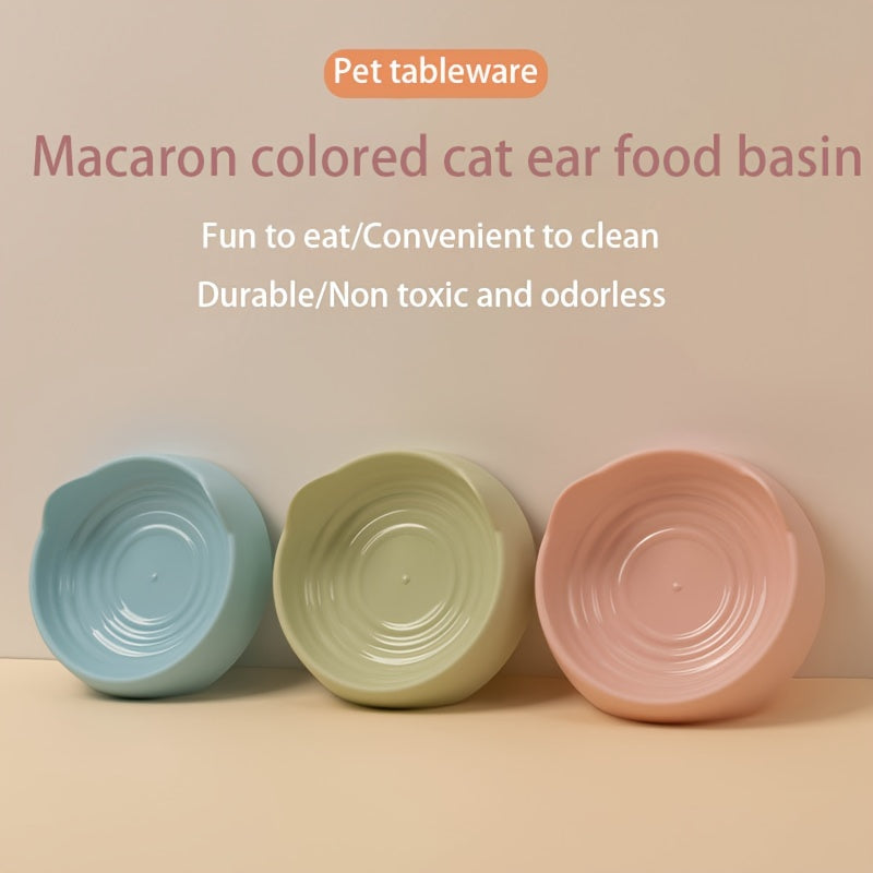 Cat Ear Shaped Food & Water Bowl