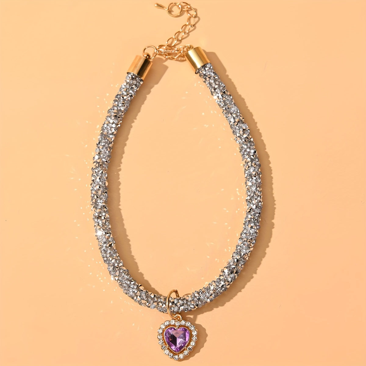 Faux Pearl Ribbon Bow Cat Collar