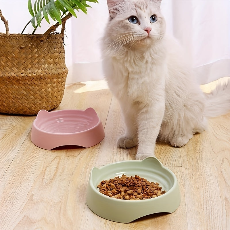Cat Ear Shaped Food & Water Bowl