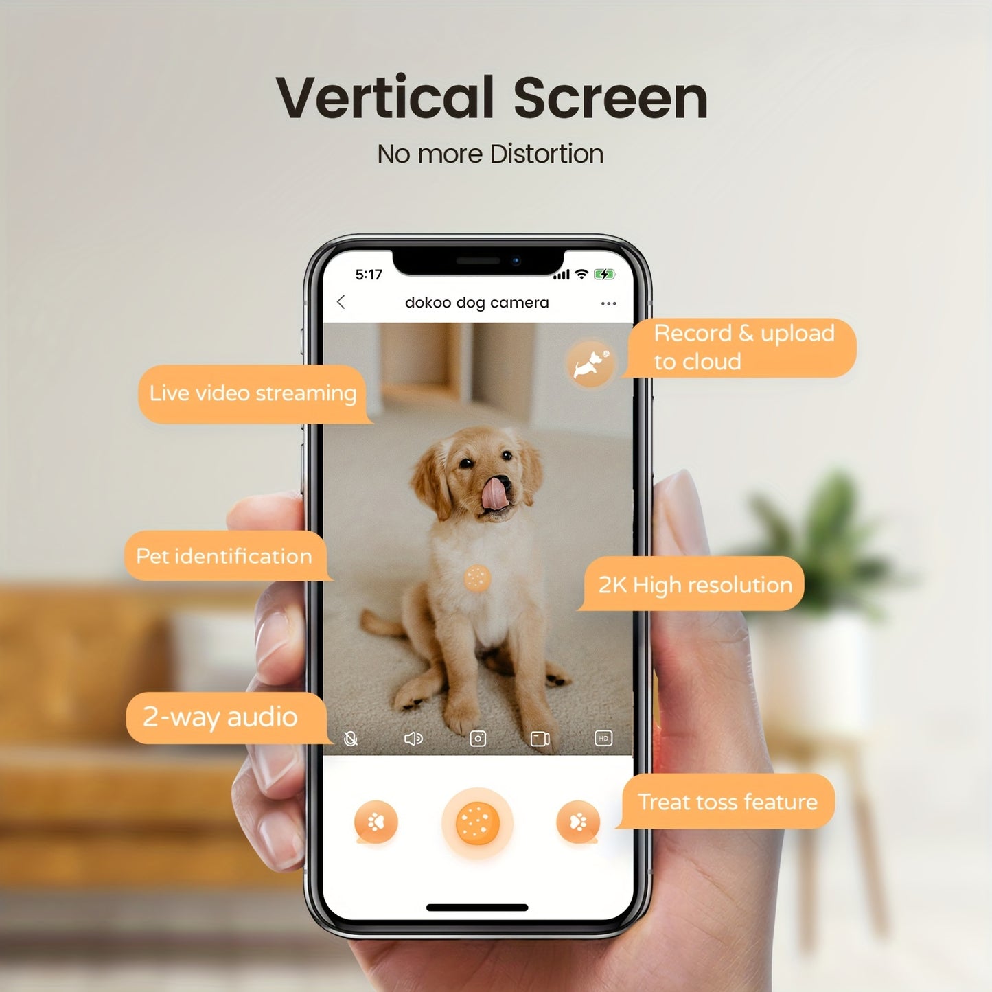 Dokoo Smart Cat Feeder with Camera & Treat Dispenser