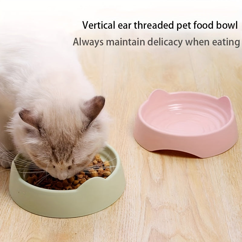 Cat Ear Shaped Food & Water Bowl