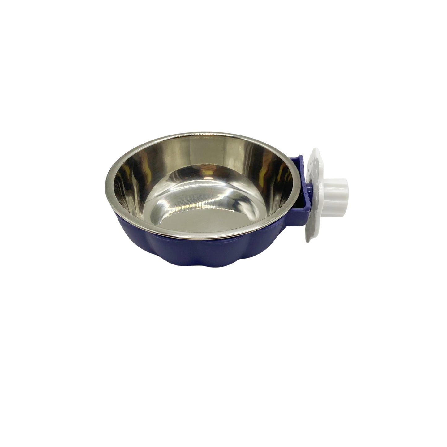 Pumpkin-Shaped Stainless Steel Hanging Pet Bowl