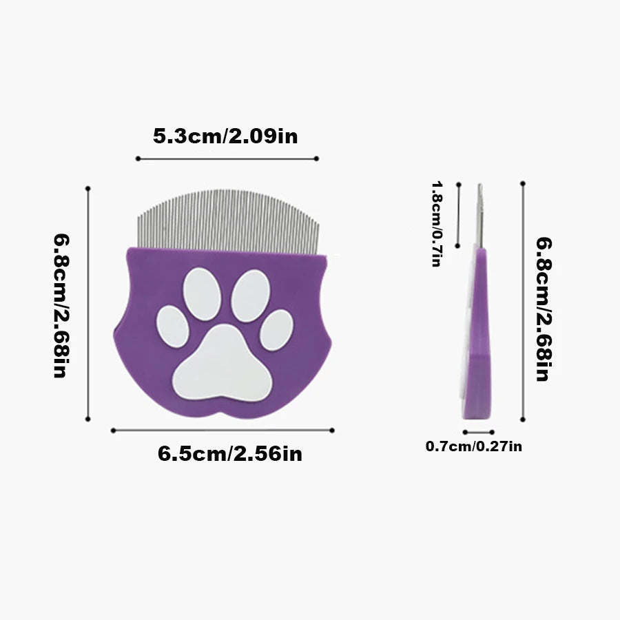 Flea & Grooming Comb for Cats & Dogs