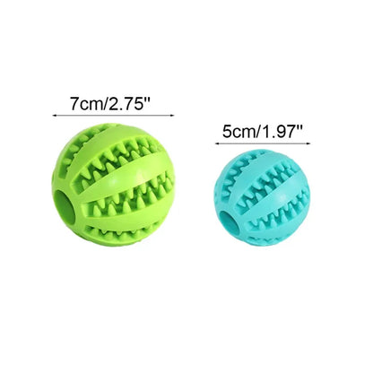 Interactive Rubber Chew Ball for Dogs & Puppies