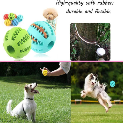 Interactive Rubber Chew Ball for Dogs & Puppies