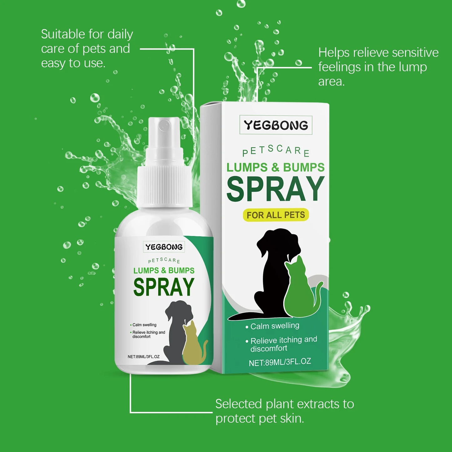 Pet Soothing Care Spray for Cats & Dogs