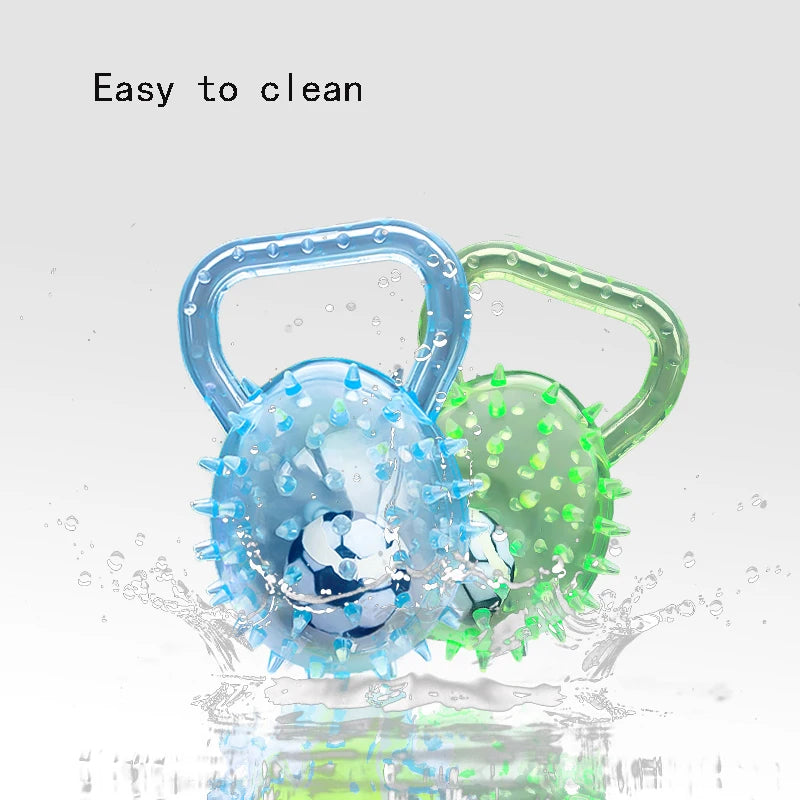 Soft Rubber Football Chew Toy for Dogs