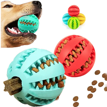 Interactive Rubber Chew Ball for Dogs & Puppies
