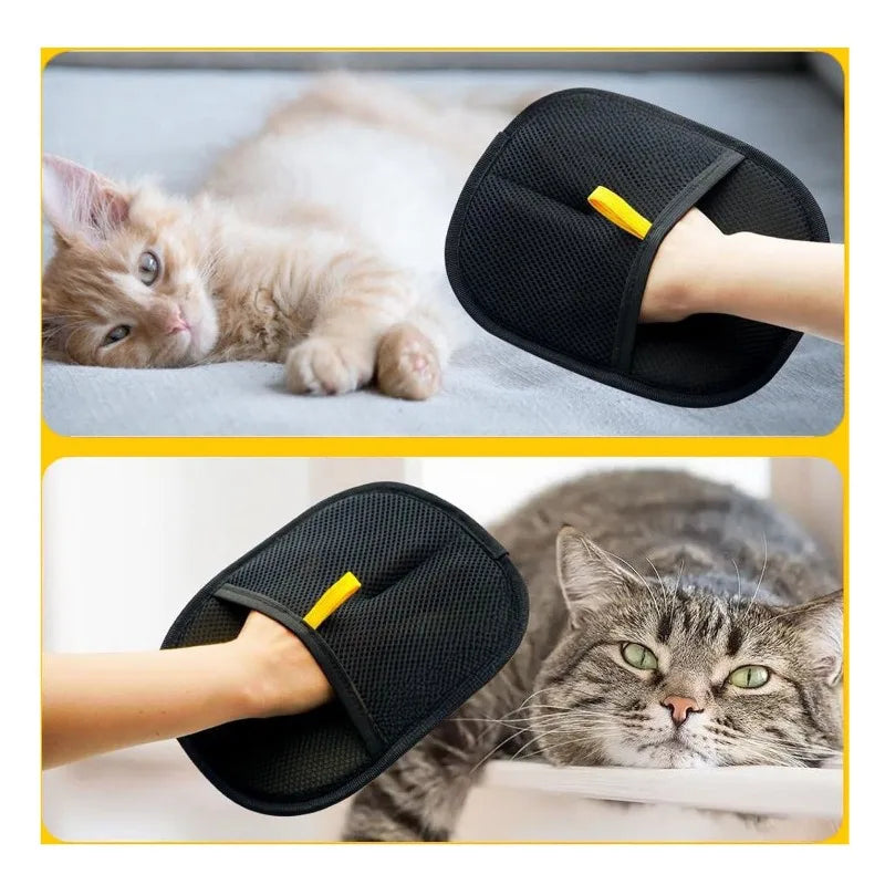 Pet Hair Removal Grooming Gloves