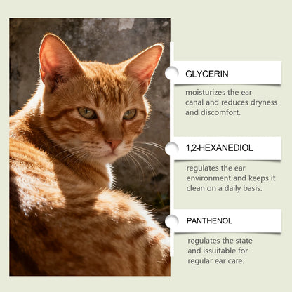 Pet Ear Care Drops for Cats & Dogs