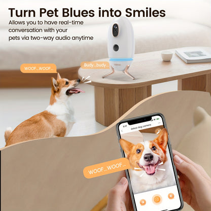 Dokoo Smart Cat Feeder with Camera & Treat Dispenser