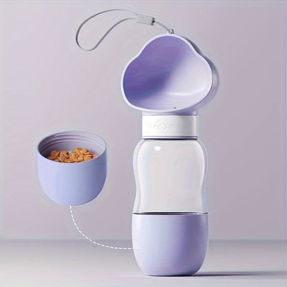 Portable Dual-Compartment Pet Feeding Cup