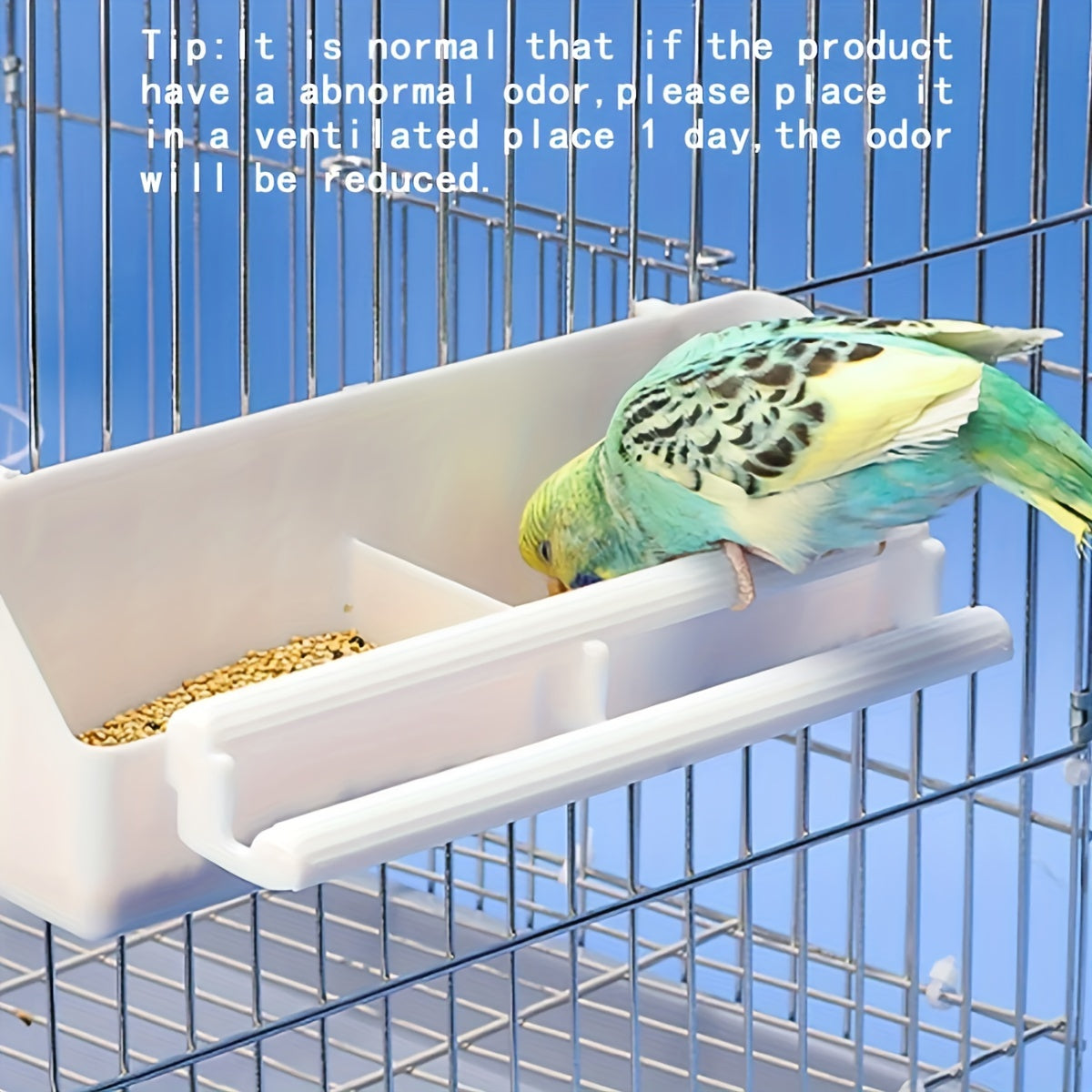 ABS Hanging Bird Feeder & Water Bowl