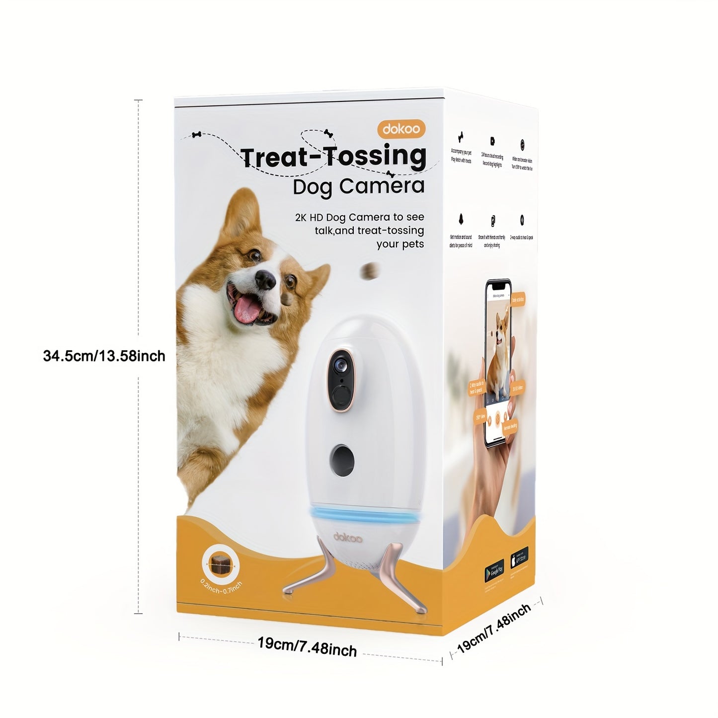 Dokoo Smart Cat Feeder with Camera & Treat Dispenser