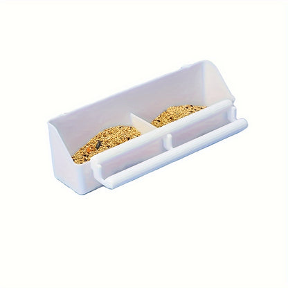 ABS Hanging Bird Feeder & Water Bowl