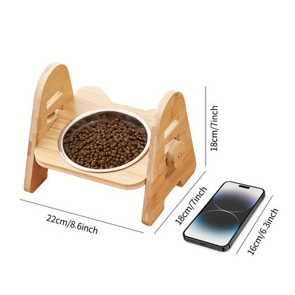 Adjustable Slanted Ceramic Pet Bowl – 1/2/3 Pack