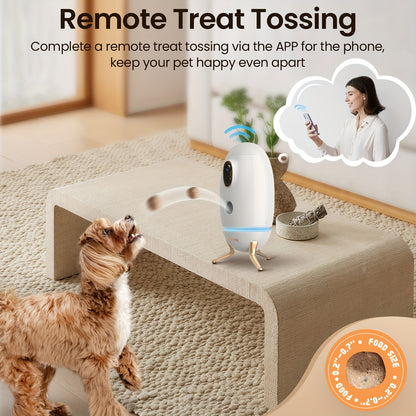Dokoo Smart Cat Feeder with Camera & Treat Dispenser