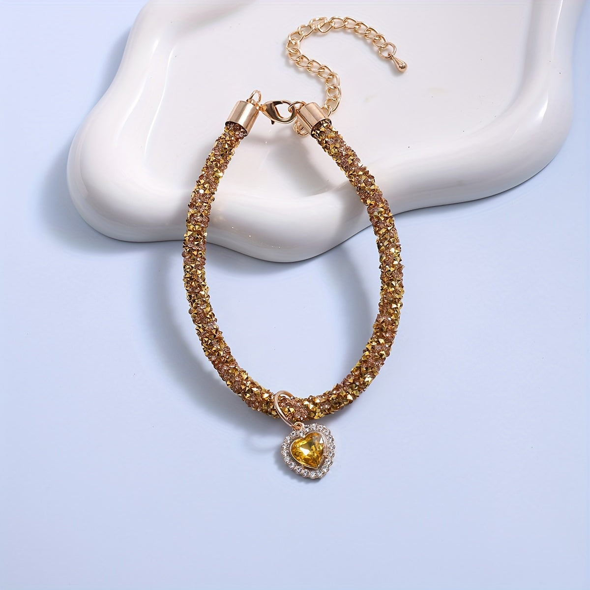 Faux Pearl Ribbon Bow Cat Collar