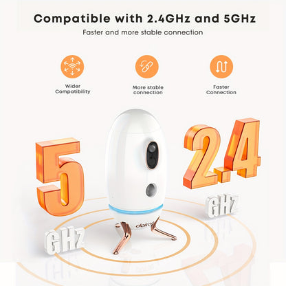 Dokoo Smart Cat Feeder with Camera & Treat Dispenser